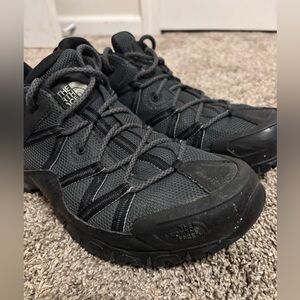 The North Face Men's Gray and Black Athletic Shoes